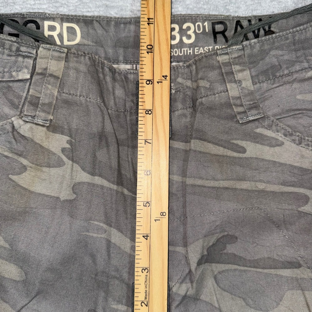 G-Star Raw Elwood Prisoner Camo Cargo Pants Grey Mens 32x32 3301 Raw - Picture 11 of 14